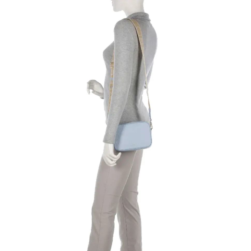 Borsa Donna a Tracolla COCCINELLE Linea Tebe Colore Mist Blue - E5MN555I101