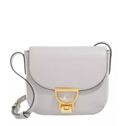 Borsa Donna a Tracolla COCCINELLE in Pelle Linea Arlettis colore Light Grey