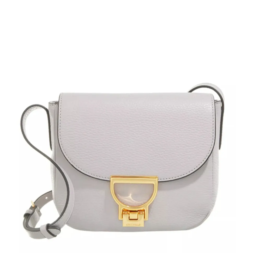 Borsa Donna a Tracolla COCCINELLE in Pelle Linea Arlettis colore Light Grey