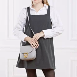 Borsa Donna a Tracolla COCCINELLE in Pelle Linea Arlettis colore Light Grey