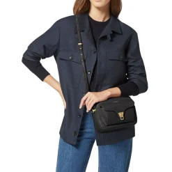 Borsa Donna a Tracolla COCCINELLE in Pelle Nera linea Beat Soft Misura Media