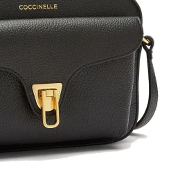 Borsa Donna a Tracolla COCCINELLE in Pelle Nera linea Beat Soft Misura Media