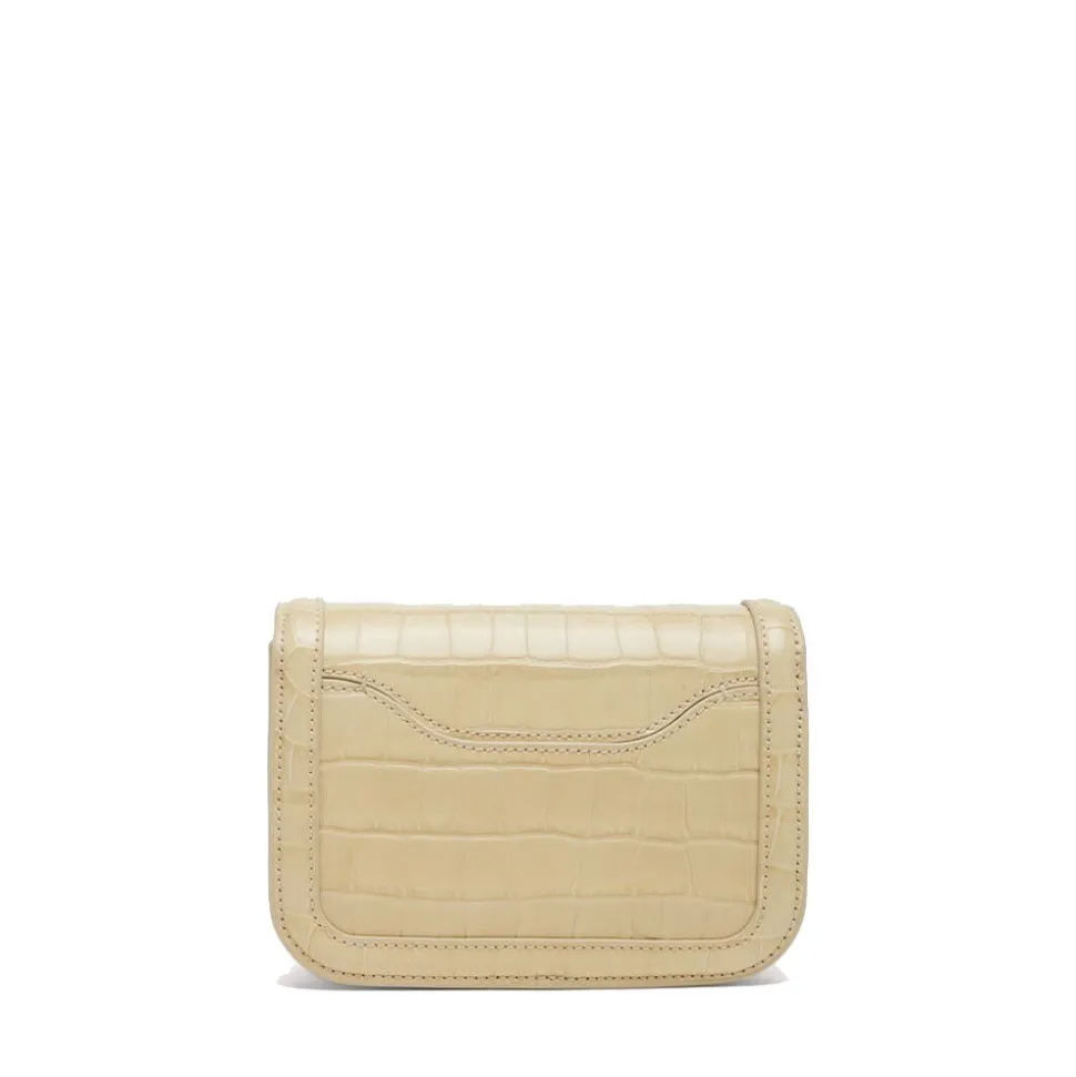Borsa Donna a Tracolla COCCINELLE in Pelle Liscia Linea Marvin Twist Croco Mini colore Silk