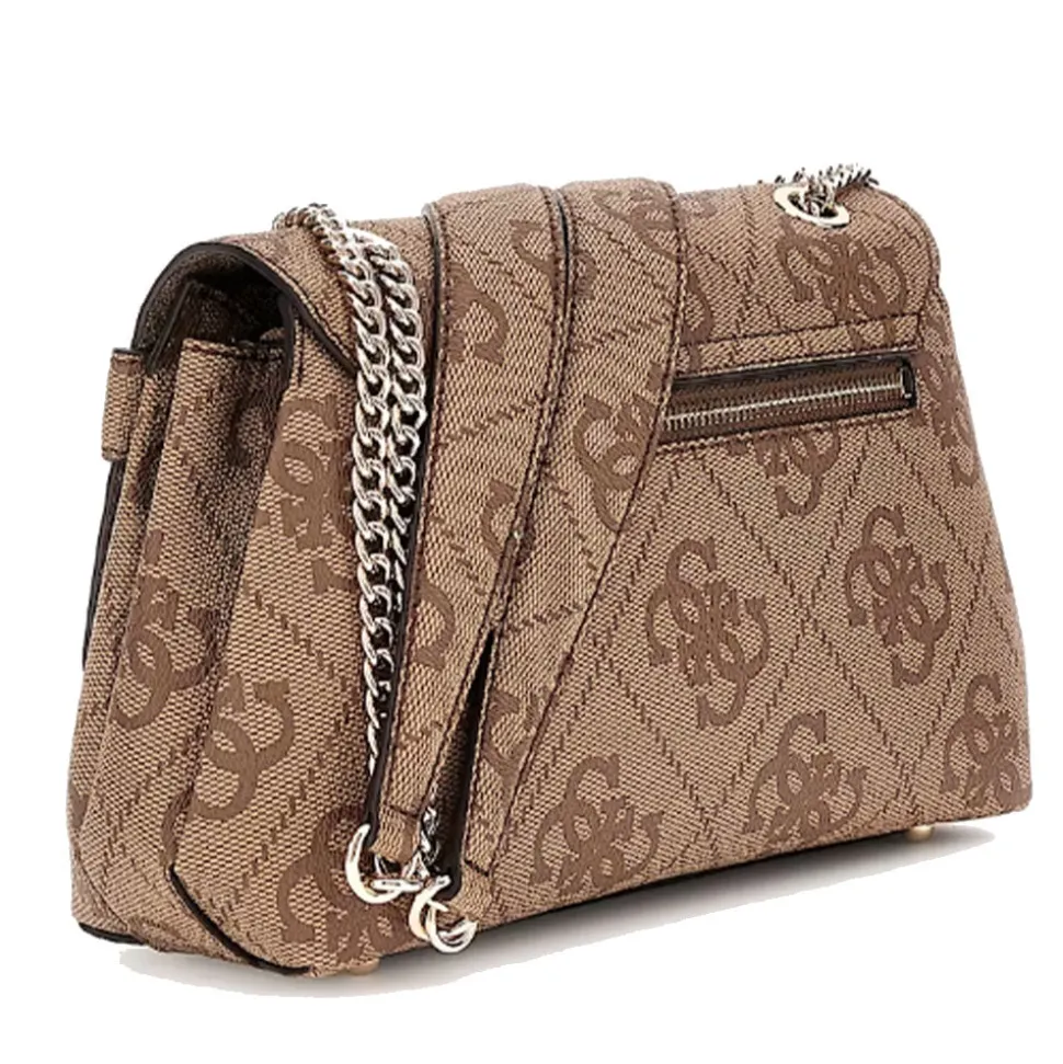 Borsa Donna a Tracolla GUESS Linea Lorelei colore Latte Logo