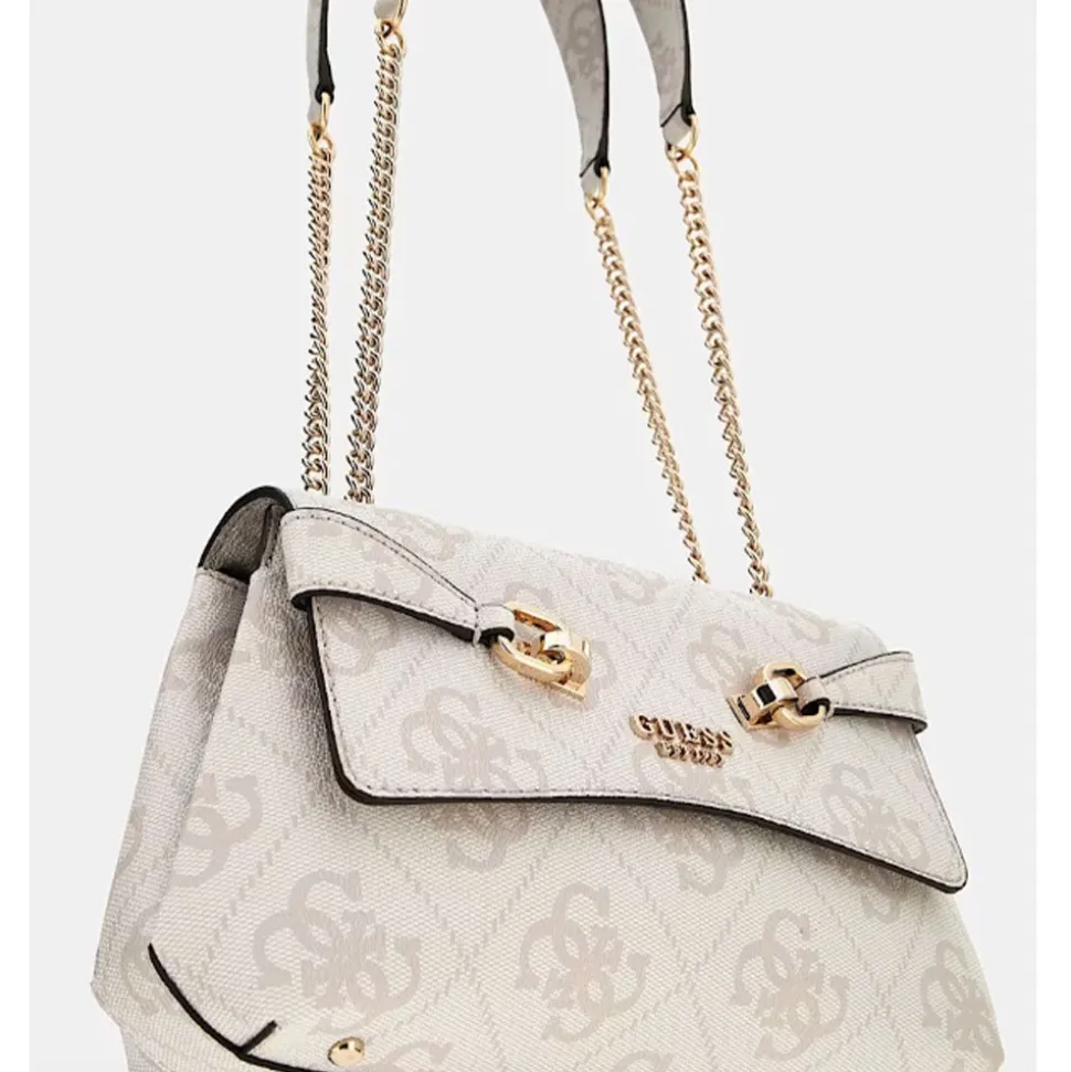 Borsa Donna a Tracolla GUESS Linea Lorelei colore Bone Logo