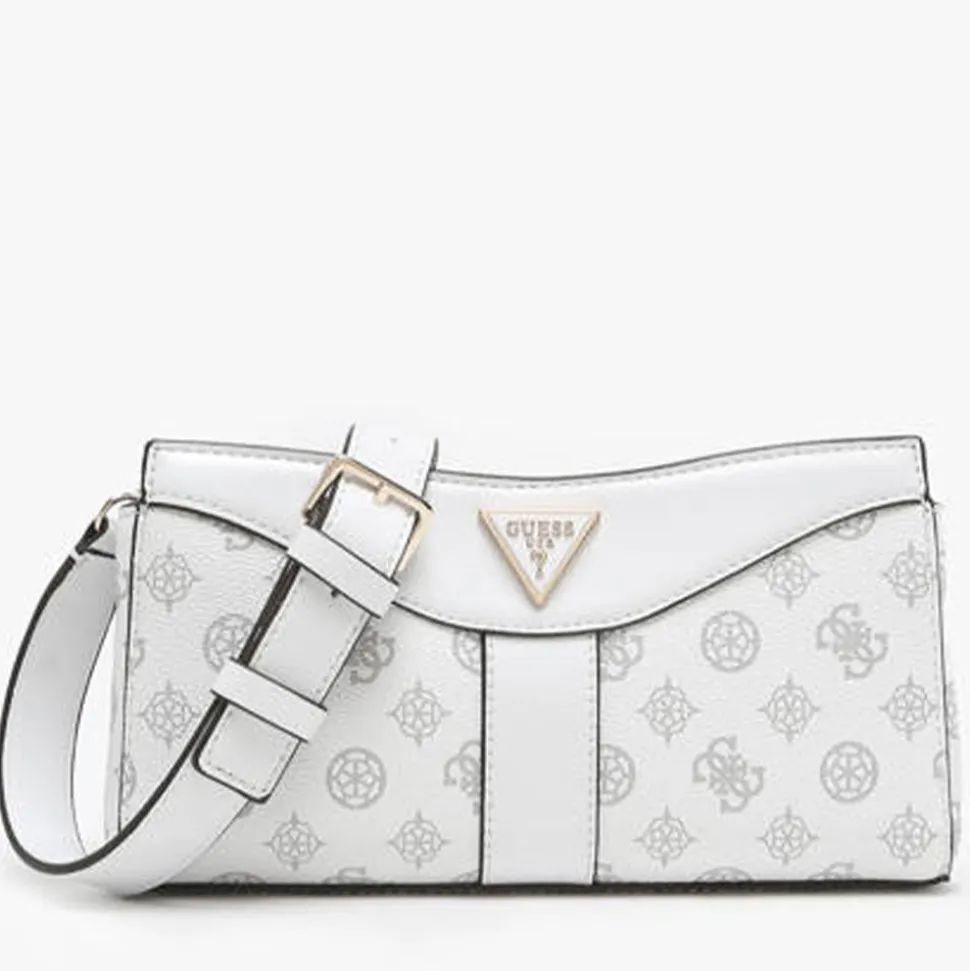 Borsa Donna a Tracolla GUESS Linea Dorys Colore White Logo