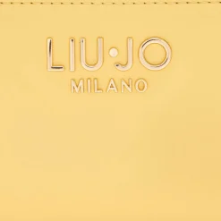 Borsa Donna a Tracolla LIU JO Better con Motivo a Rombi Giallo Crema