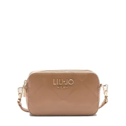 Borsa Donna a Tracolla LIU JO Better con Motivo a Rombi color Cammello