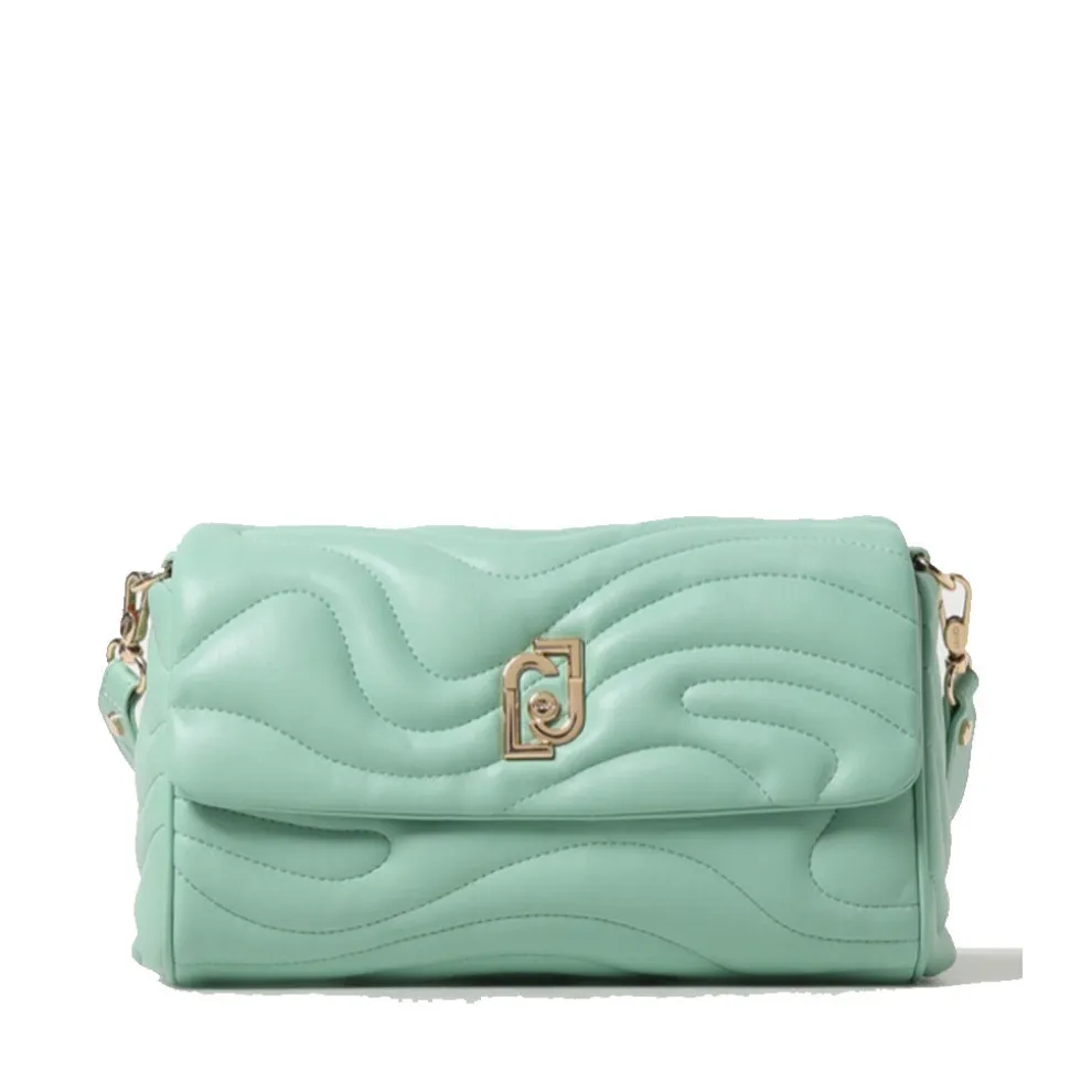 Borsa Donna a Tracolla LIU JO Better Trapuntata Dust Jade con Charm