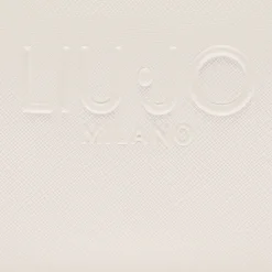 Borsa Donna a Tracolla LIU JO con Logo in Rilievo Off White