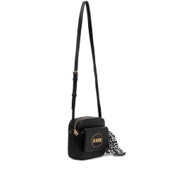 Borsa Donna a Tracolla LOVE MOSCHINO Nera con Foulard Logato
