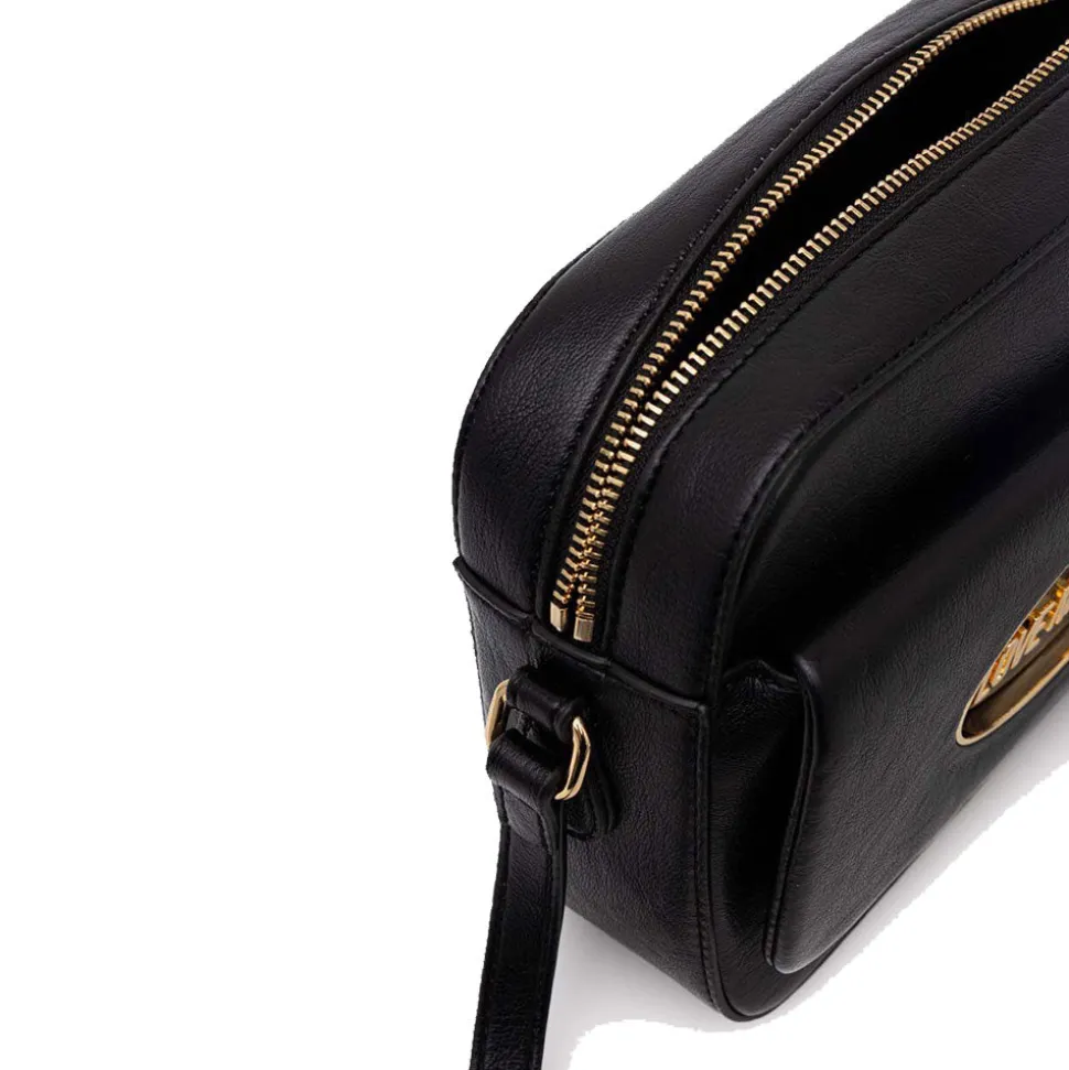 Borsa Donna a Tracolla LOVE MOSCHINO Nera con Foulard Logato