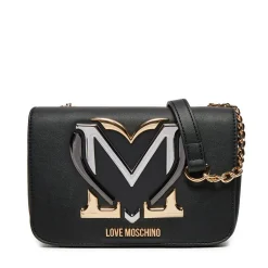 Borsa Donna a Tracolla LOVE MOSCHINO linea Colorful Heart Nero