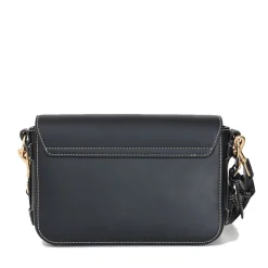 Borsa Donna a Tracolla LOVE MOSCHINO linea Logo Eyelet Nera