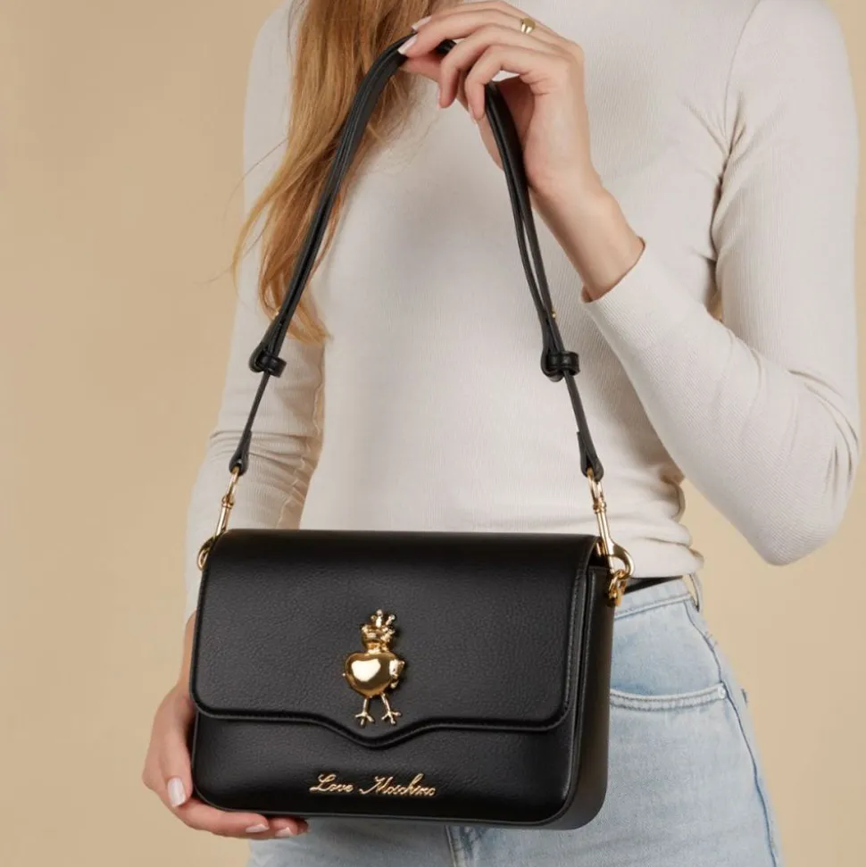 Borsa Donna a Tracolla LOVE MOSCHINO linea Funny Love Nera
