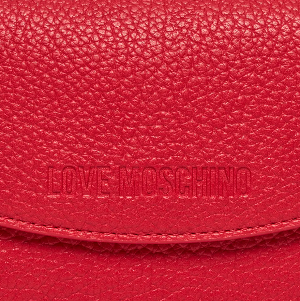 Borsa Donna a Tracolla LOVE MOSCHINO linea Giant Logo colore Rosso
