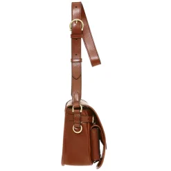 Borsa Donna a Tracolla Media THE BRIDGE linea Biba in Pelle Marrone