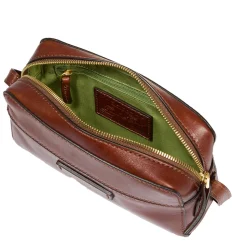 Borsa Donna a Tracolla THE BRIDGE linea Elettra in Pelle Marrone