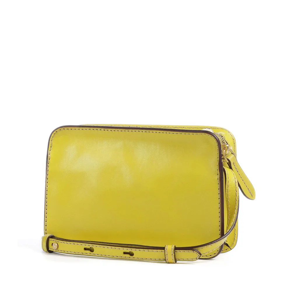 Borsa Donna Camera Case a Tracolla THE BRIDGE linea Lucrezia in Pelle color Lime