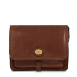 Borsa Donna con Pattina a Tracolla The Bridge in Pelle Marrone linea Story