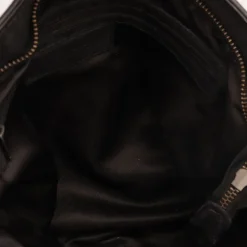 Borsa Donna con Portabilità a Zaino GIANNI CONTI in Pelle Intrecciata Nera
