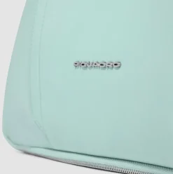 Borsa Donna da Lavoro PIQUADRO linea Circle in Pelle e Tessuto Verde - CA4021W92T