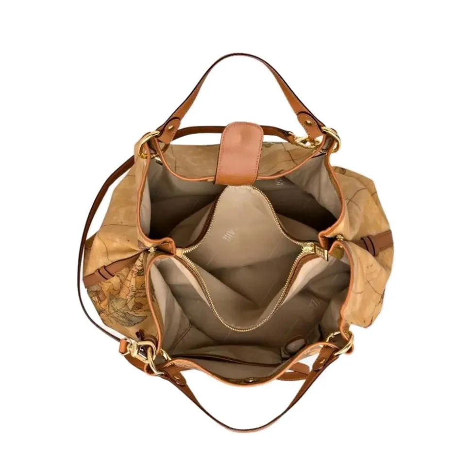 Borsa Donna Grande a Mano con Tracolla 1A Classe Alviero Martini linea Geo Classic N147
