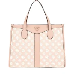 Borsa Donna GUESS a Mano con Tracolla Linea Silvana Colore Sand Logo