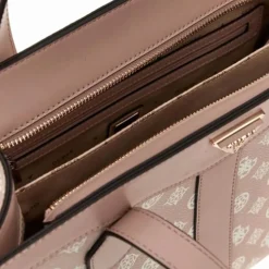 Borsa Donna GUESS a Mano con Tracolla Linea Silvana Colore Sand Logo