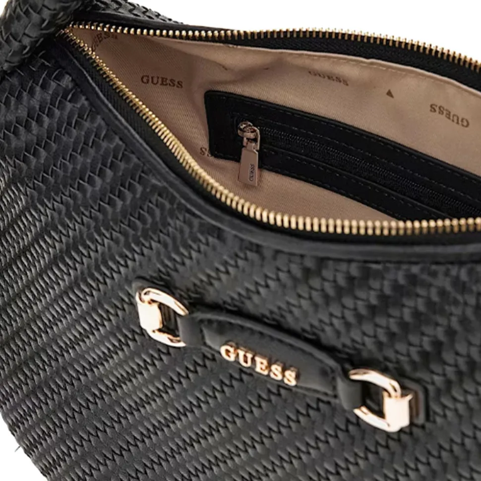 Borsa Donna Hobo a Spalla GUESS Linea Francy colore Nero