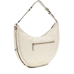 Borsa Donna Hobo a Spalla GUESS Linea Cresidia Colore Bone