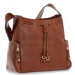 Borsa Donna Hobo THE BRIDGE linea Carlotta in Pelle Marrone