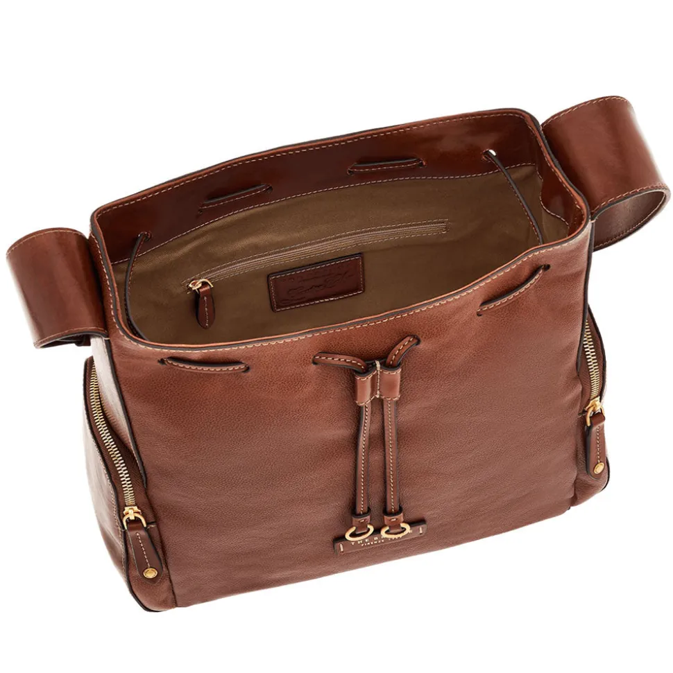 Borsa Donna Hobo THE BRIDGE linea Carlotta in Pelle Marrone