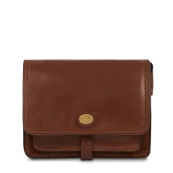 Borsa Donna Media con Pattina a Tracolla THE BRIDGE linea Story in Pelle Marrone