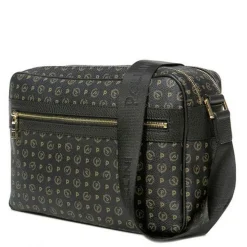 Borsa Donna Messenger POLLINI Linea Heritage Logo Classic colore Nero