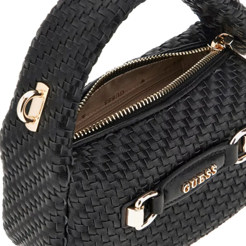 Borsa Donna Mini a Mano GUESS Linea Francy colore Black