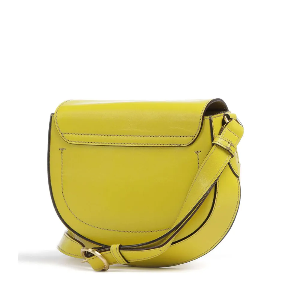 Borsa Donna Mini a Tracolla THE BRIDGE linea Bettina in Pelle color Lime