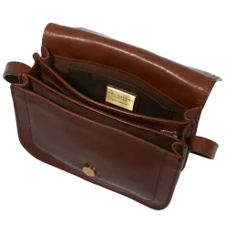Borsa Donna Piccola a Tracolla The Bridge in Pelle Marrone linea Story
