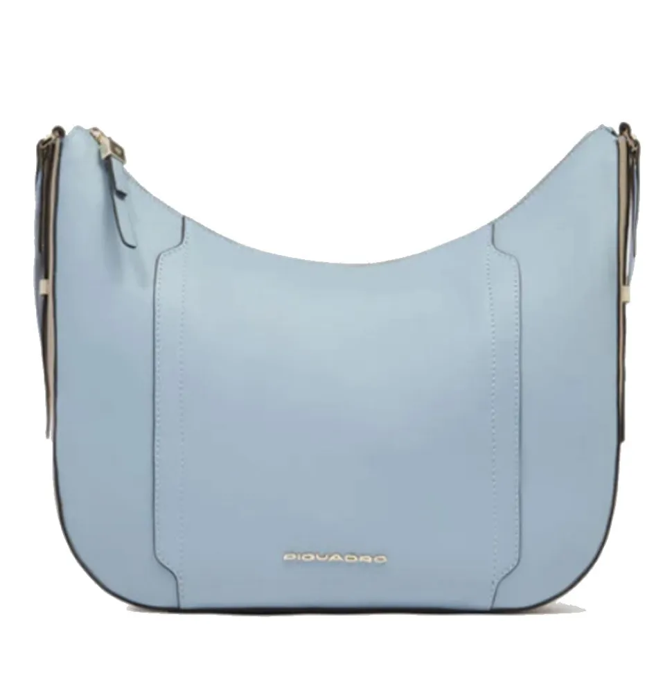 Borsa Donna PIQUADRO linea Circle in Pelle Colore Azzurro - Beige - BD6657W92
