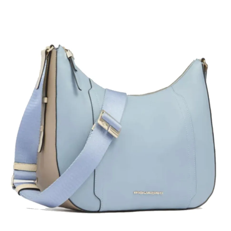 Borsa Donna PIQUADRO linea Circle in Pelle Colore Azzurro - Beige - BD6657W92