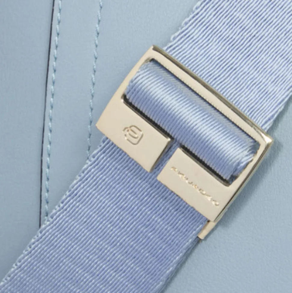Borsa Donna PIQUADRO linea Circle in Pelle Colore Azzurro - Beige - BD6657W92
