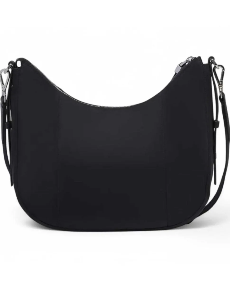 Borsa Donna PIQUADRO linea Circle in Tessuto Riciclato e Pelle Nera - BD6657W92T