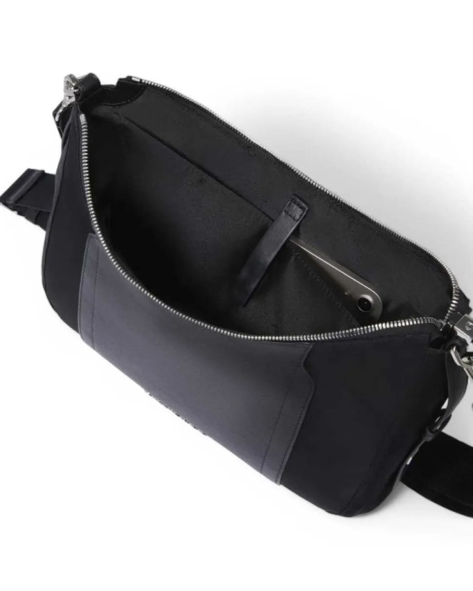 Borsa Donna PIQUADRO linea Circle in Tessuto Riciclato e Pelle Nera - BD6657W92T