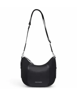 Borsa Donna PIQUADRO linea Circle in Tessuto Riciclato e Pelle Nera - BD6657W92T