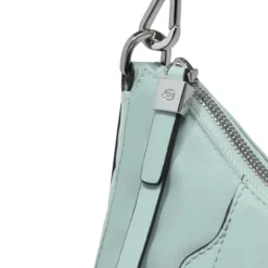 Borsa Donna PIQUADRO linea Circle in Tessuto Riciclato e Pelle Verde - BD6657W92T