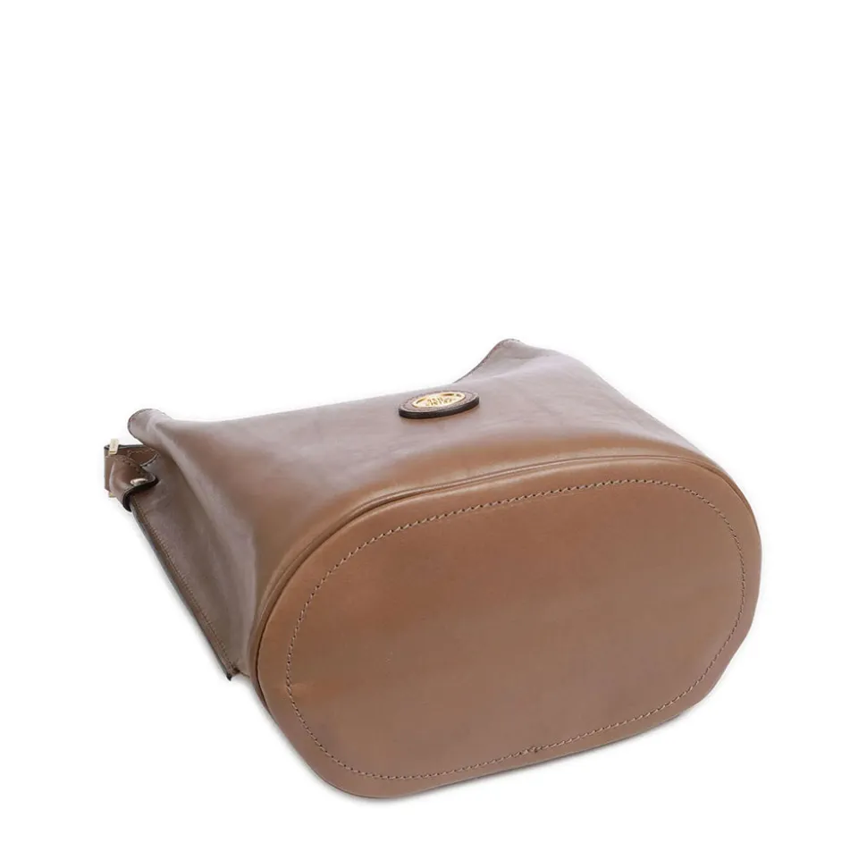 Borsa Donna Secchiello a Tracolla THE BRIDGE linea Story in Pelle Beige