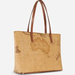 Borsa Donna Shopper con Tasca 1A Classe Alviero Martini linea Geo Classic E018