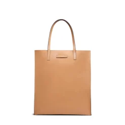 Borsa Donna Shopper Verticale THE BRIDGE linea Mirra in Pelle color Marzapane