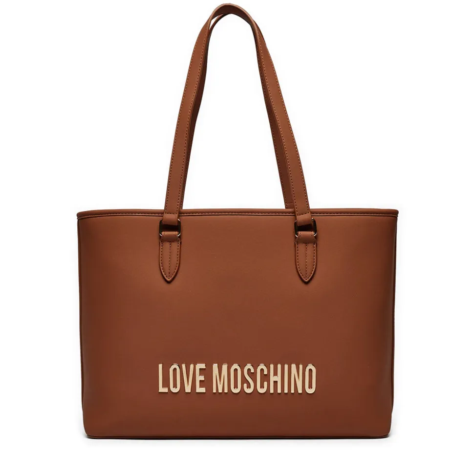 Borsa Donna Shopping LOVE MOSCHINO linea Bold Bag color Noce