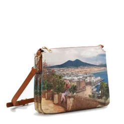 Borsa Donna Y NOT a Tracolla Tre Scomparti YES-399 Lemon Tree